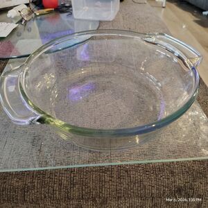 Anchor Hocking Anchor Ovenware 2 Qt Glass Casserole Dish 9” Round Baking Dish...